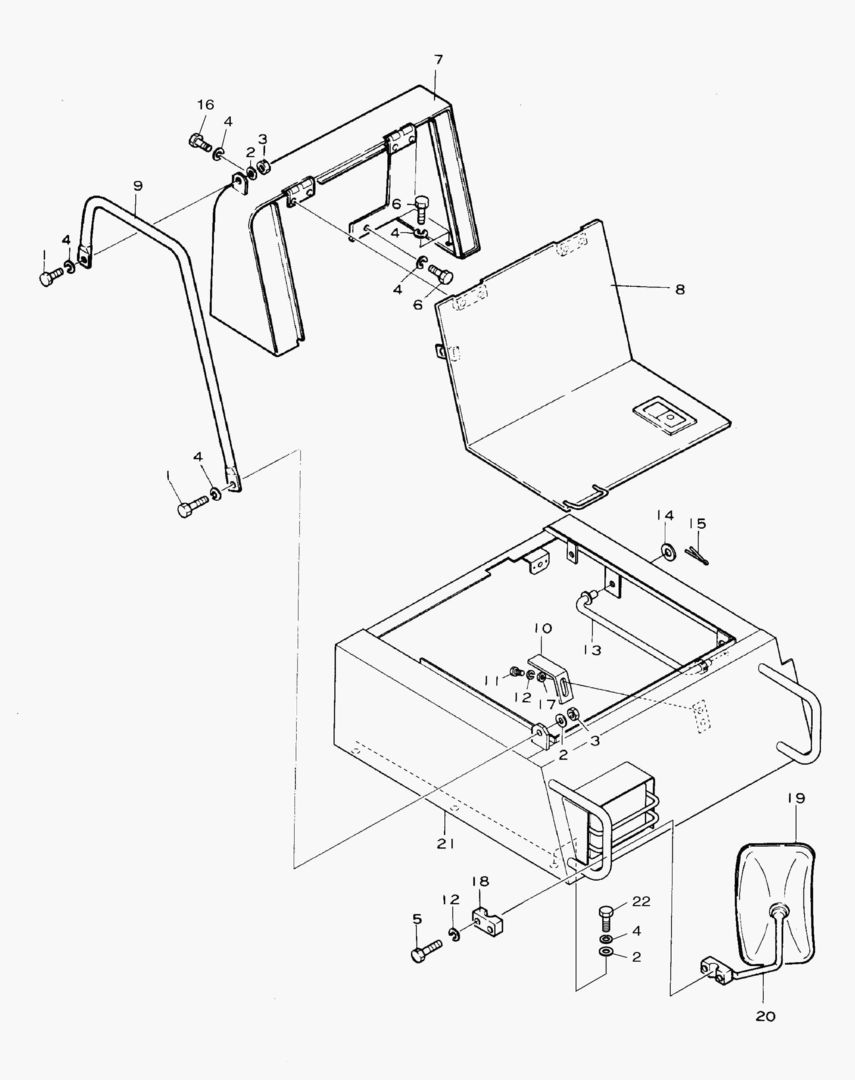 КРЫШКА АККУМУЛЯТОРА
