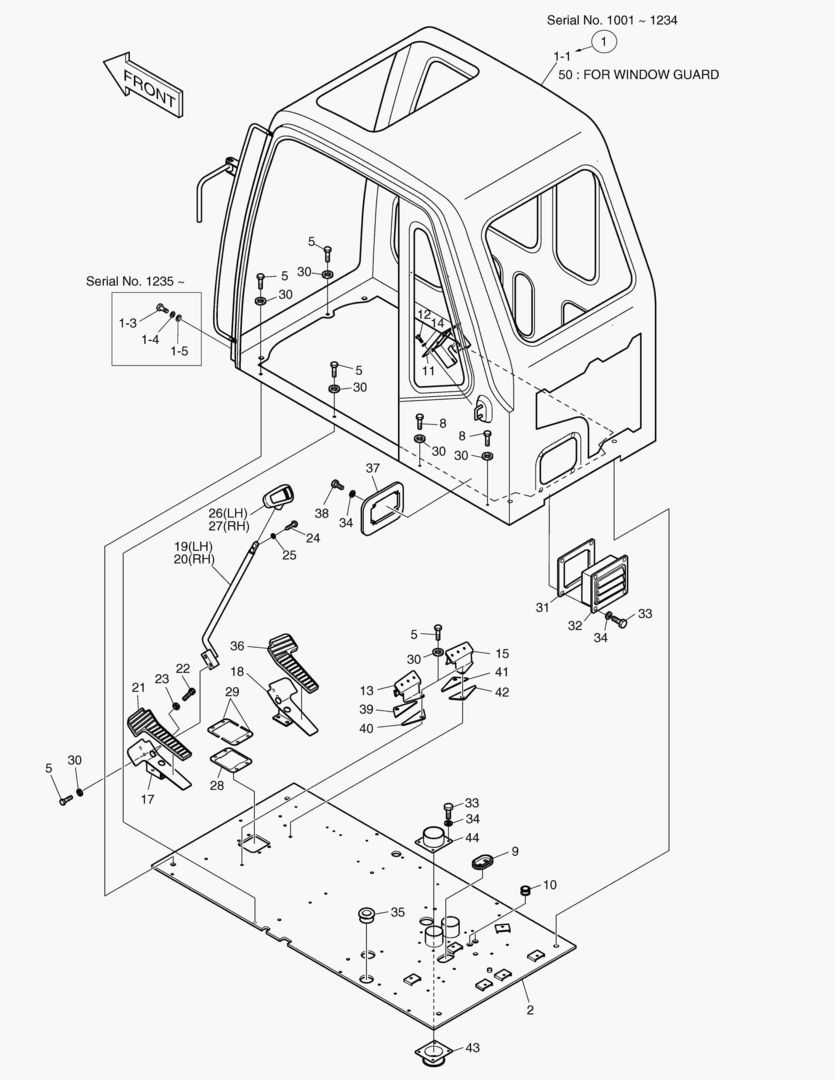 КАБИНА В СБОРЕ