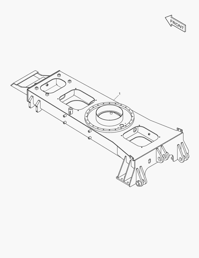 2103 CHASSIS FRAME - OLD AXLE [7112~]