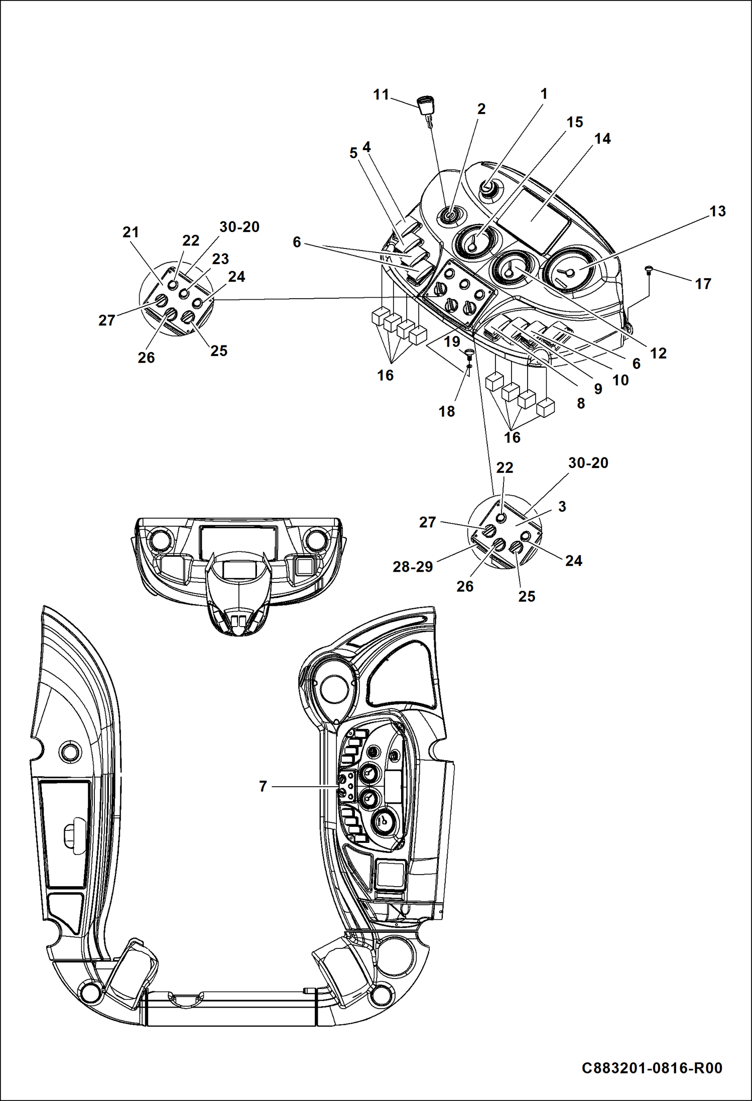 КОНСОЛЬ И ИЗМЕРИТЕЛЬНЫЕ ПРИБОРЫ