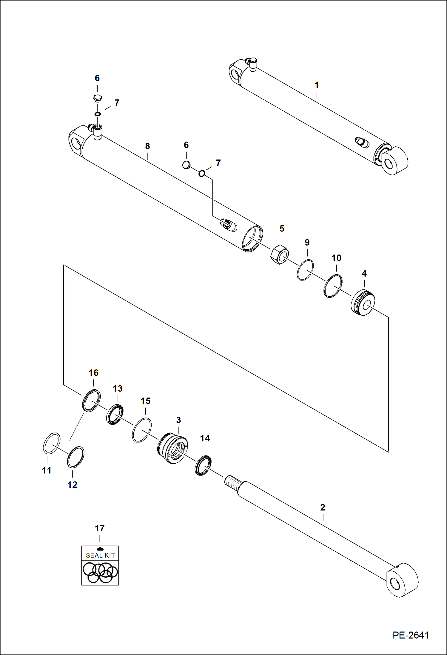 ЦИЛИНДР КОВША 730S