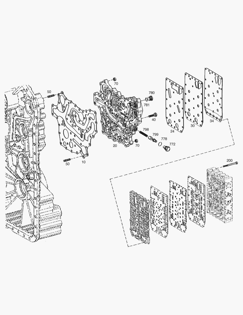 Спецтехника 3580 GEARSHIFT SYSTEM(1)-TRANSMISSION [1021~]