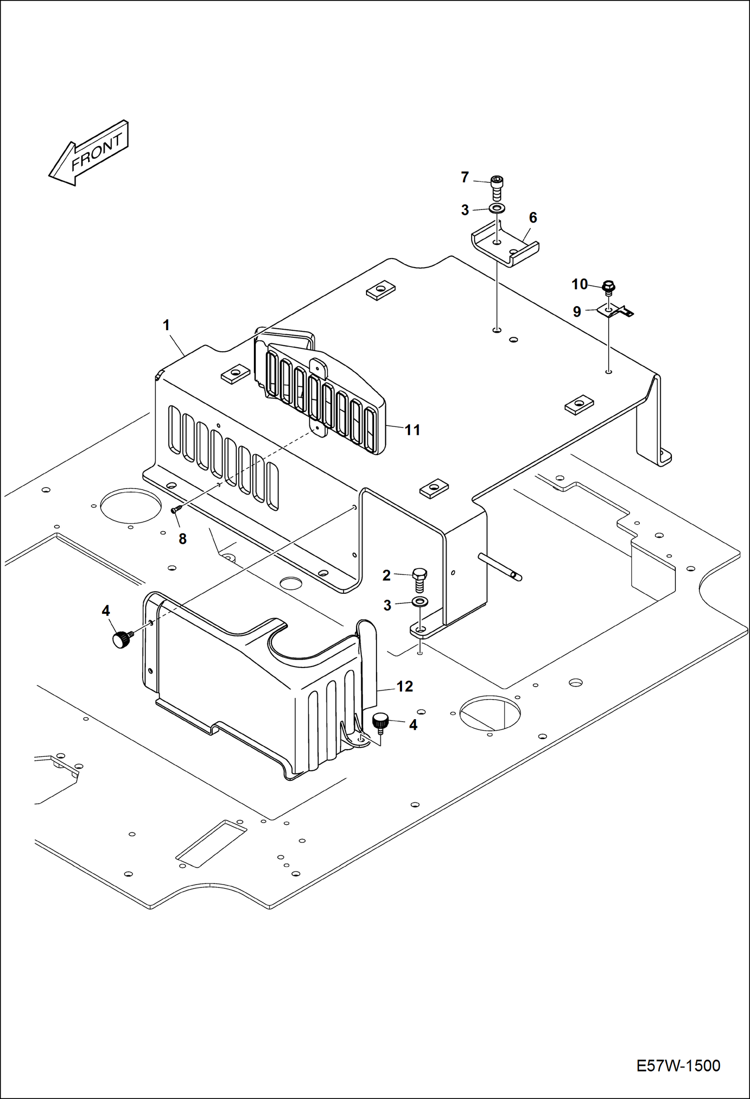 КАБИНА ВОДИТЕЛЯ (ОСНОВАНИЕ СИДЕНЬЯ)