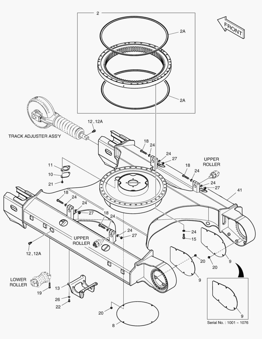 РАМА ГУСЕНИЦЫ