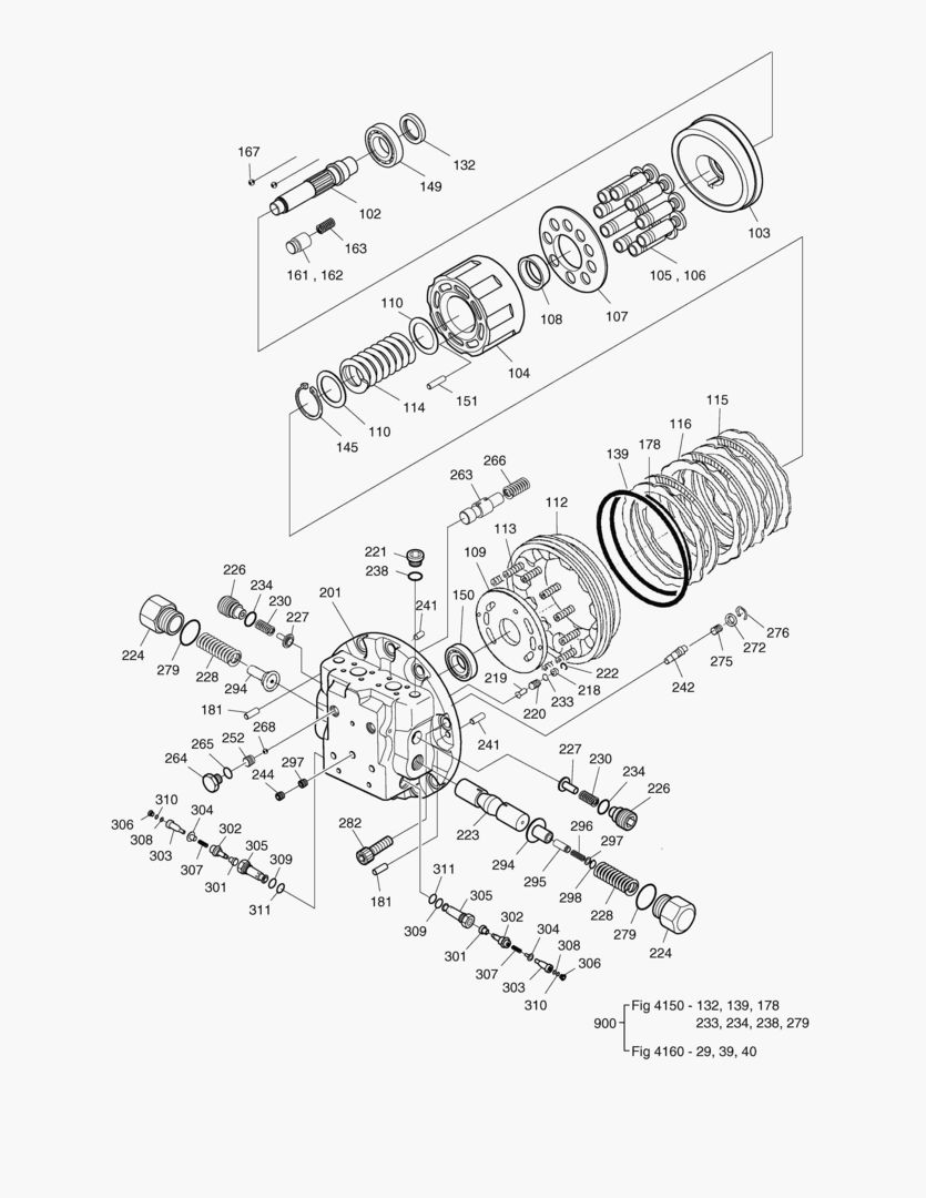 4150 TRAVEL MOTOR [40001~40079]