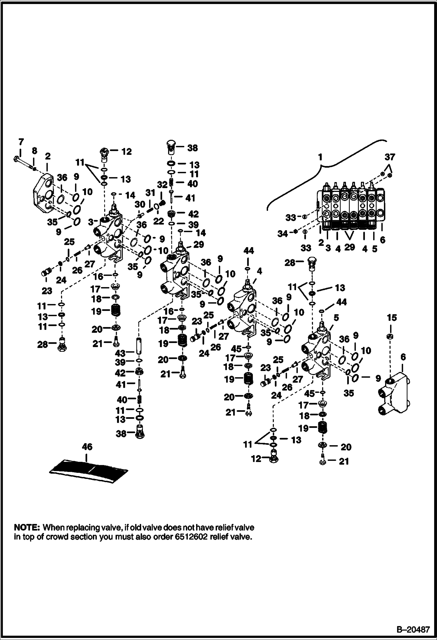 ЭКСКАВАТОР-ПОГРУЗЧИК (РЕГУЛИРУЮЩИЙ КЛАПАН) (CESSNA) (909 113801404 - 02036)