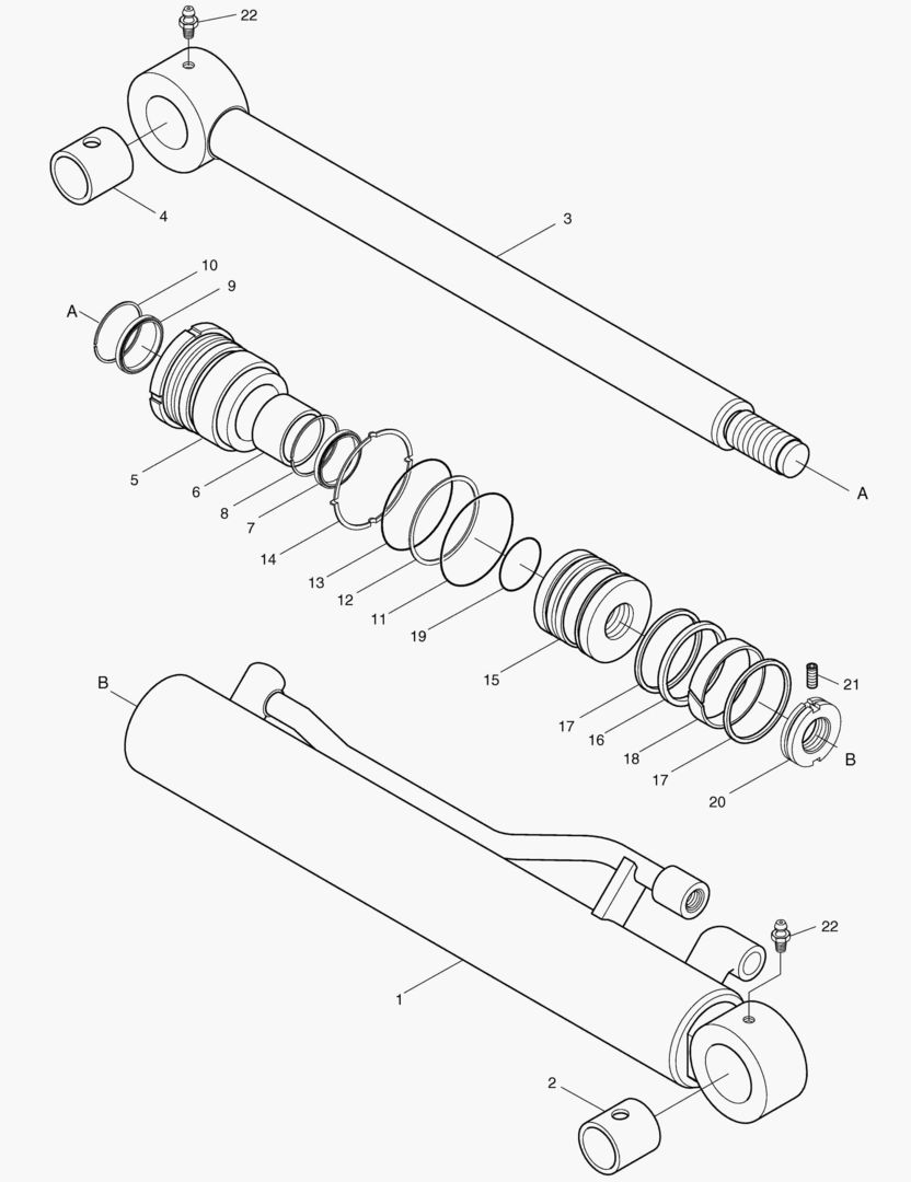 ЦИЛИНДР ПОВОРОТА СТРЕЛЫ