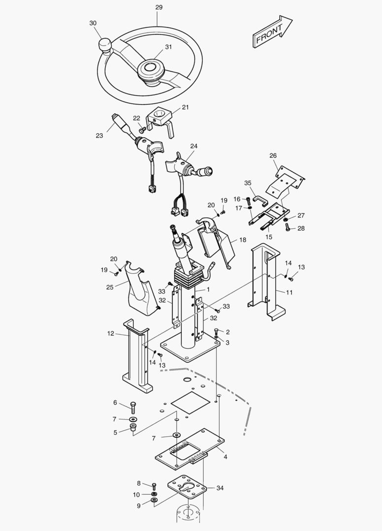РУЛЕВОЕ УПРАВЛЕНИЕ В СБОРЕ