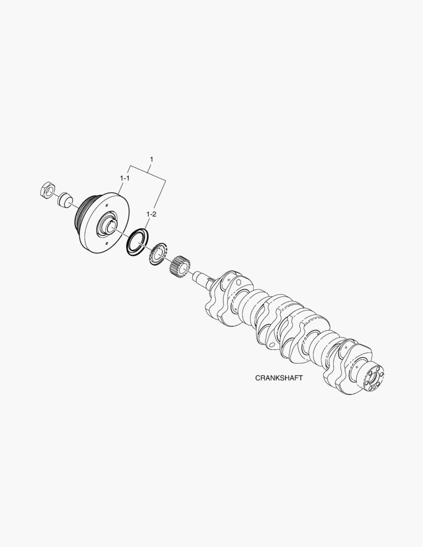 РОЛИК КОЛЕНЧАТОГО ВАЛА