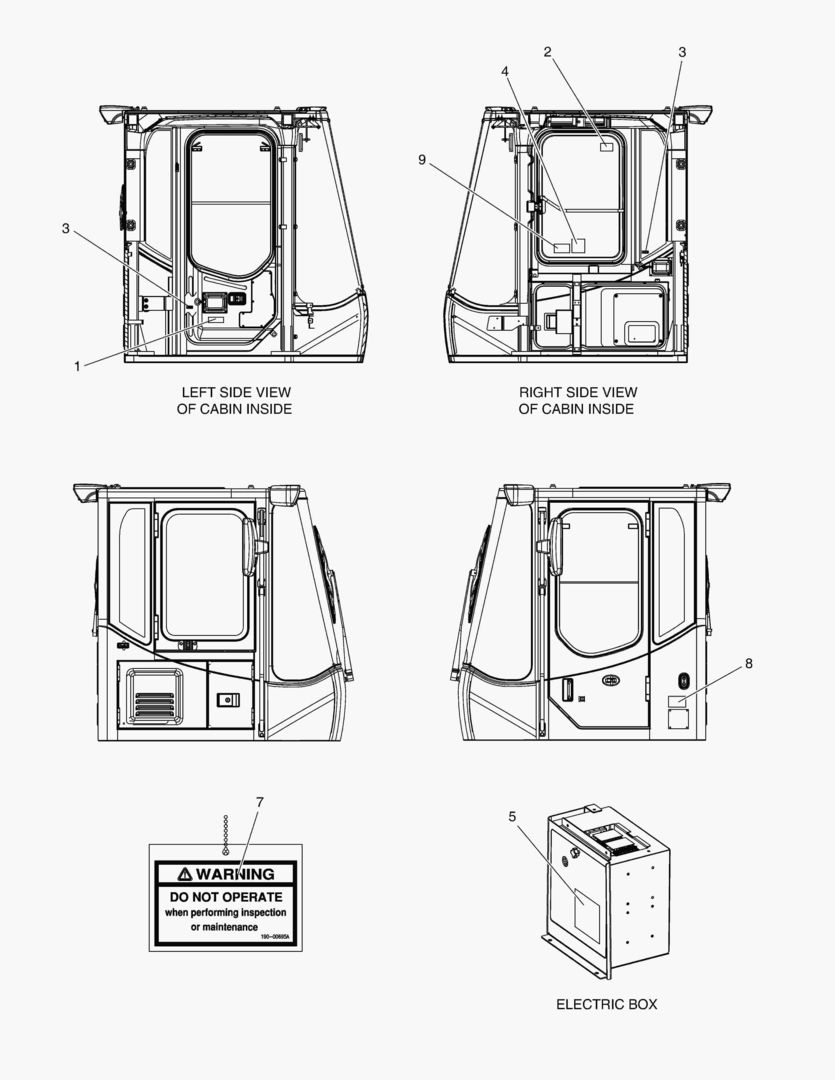 4130 DECAL - CABIN(EXPORT) [10001~10470]