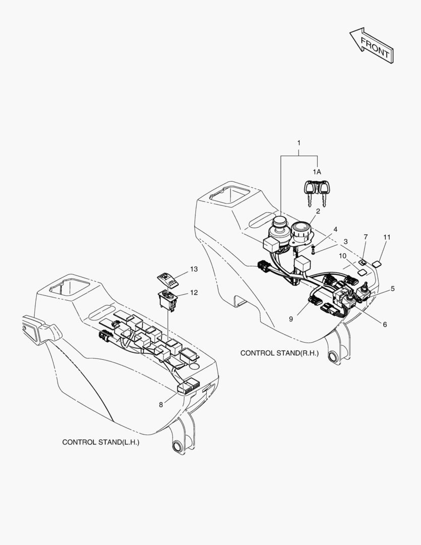 1790 ELECTRIC PARTS - CONTROL STAND [5001~5093]