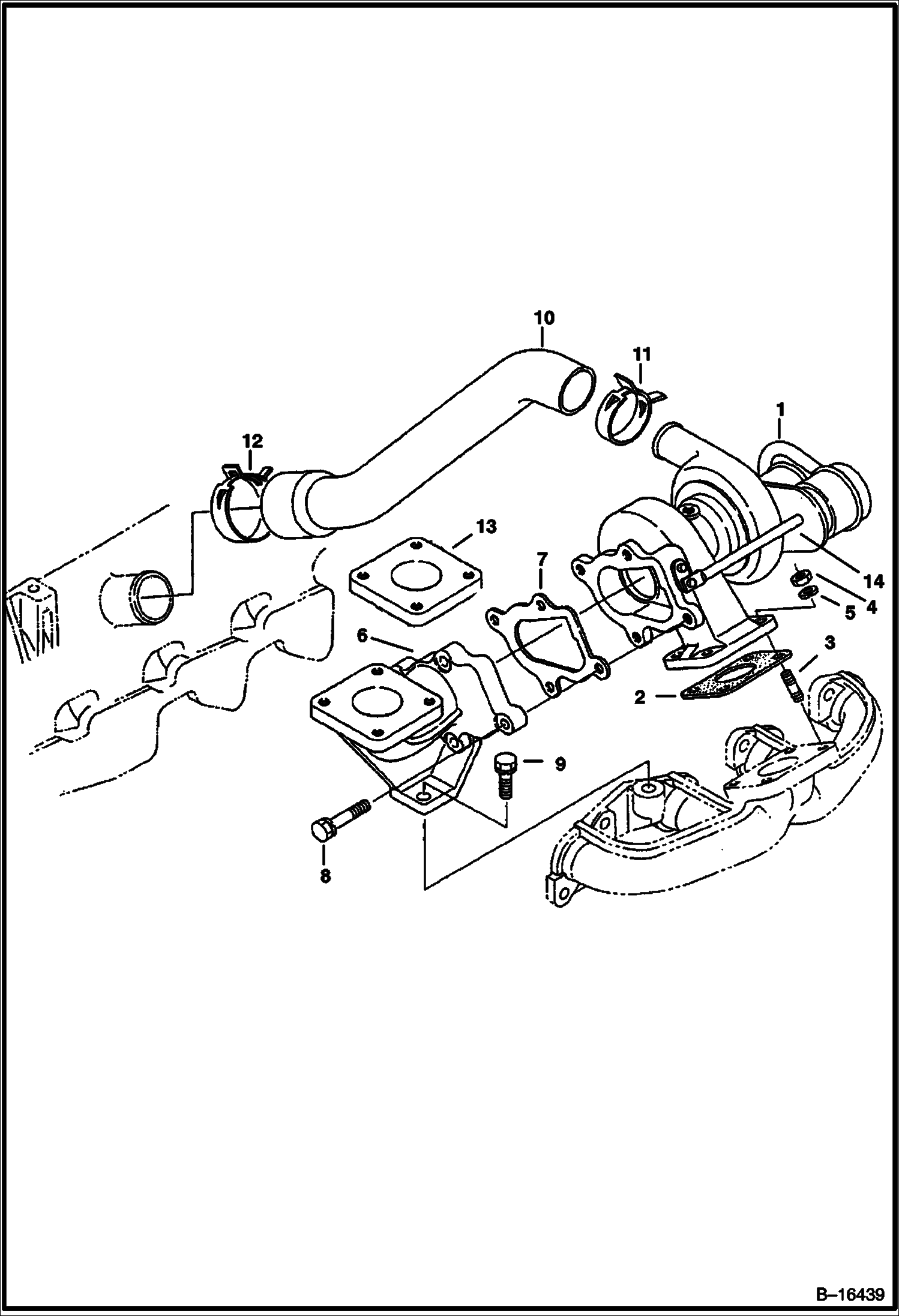 ТУРБОНАГНЕТАТЕЛЬ (KUBOTA - V2003T)