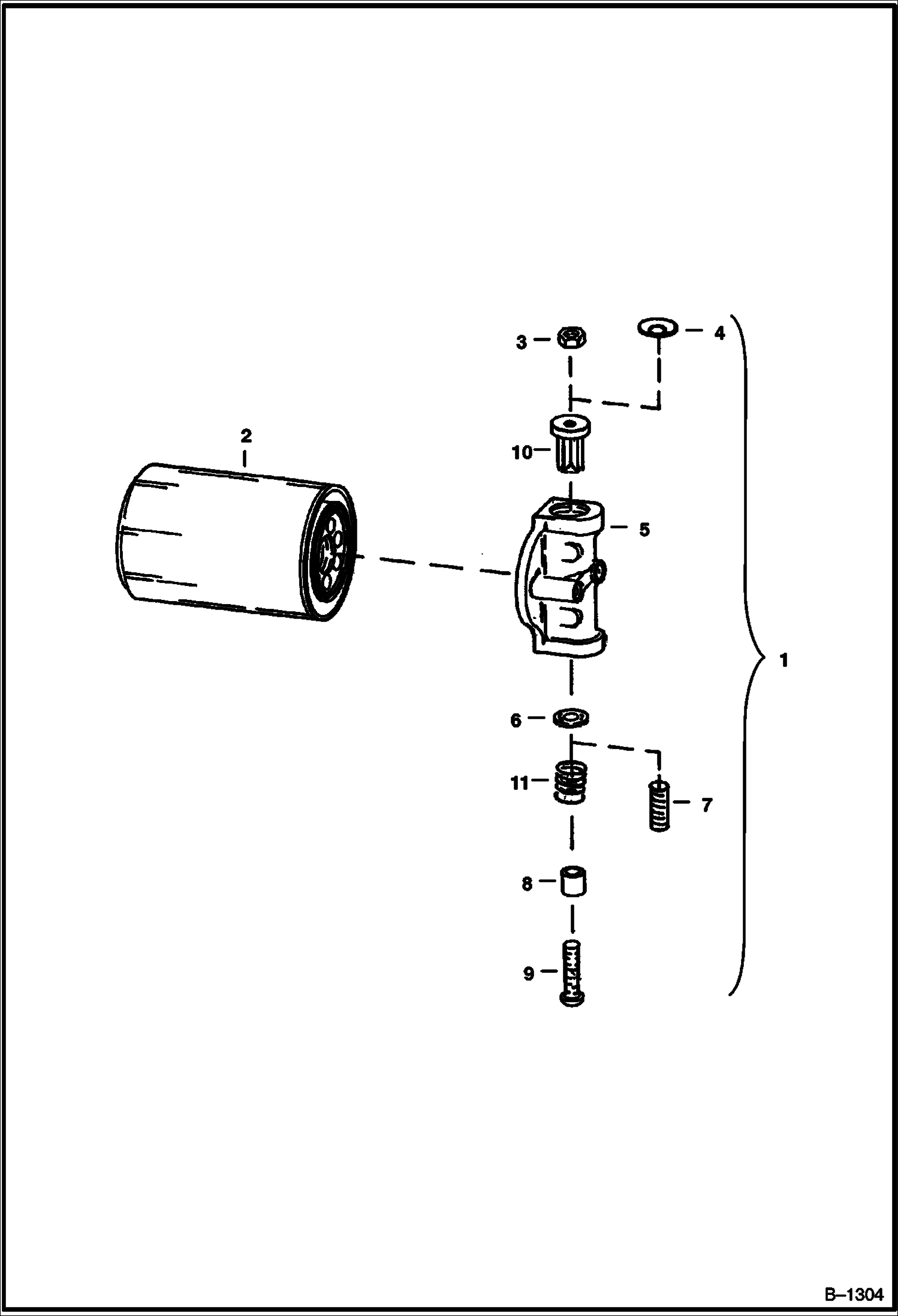 Схема МАСЛЯНЫЙ ФИЛЬТР ДВИГАТЕЛЯ