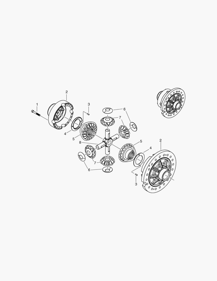G091-30 DIFFERENTIAL CAGE ASS`Y [7X1021~7X1189]