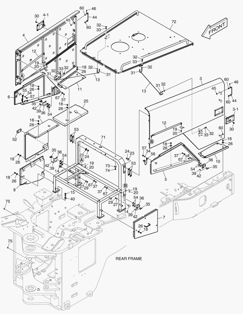 КРЫШКА ДВИГАТЕЛЯ