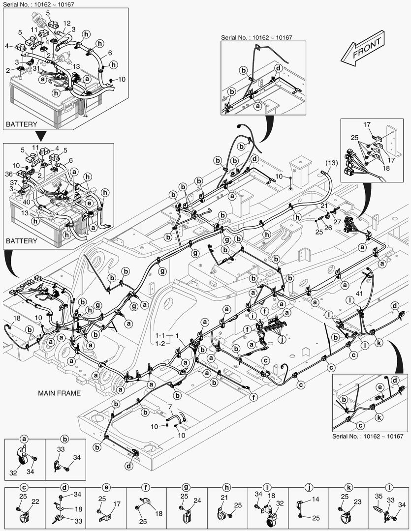 1792 ELECTRIC PARTS - WIRING HARNESS [10162~]