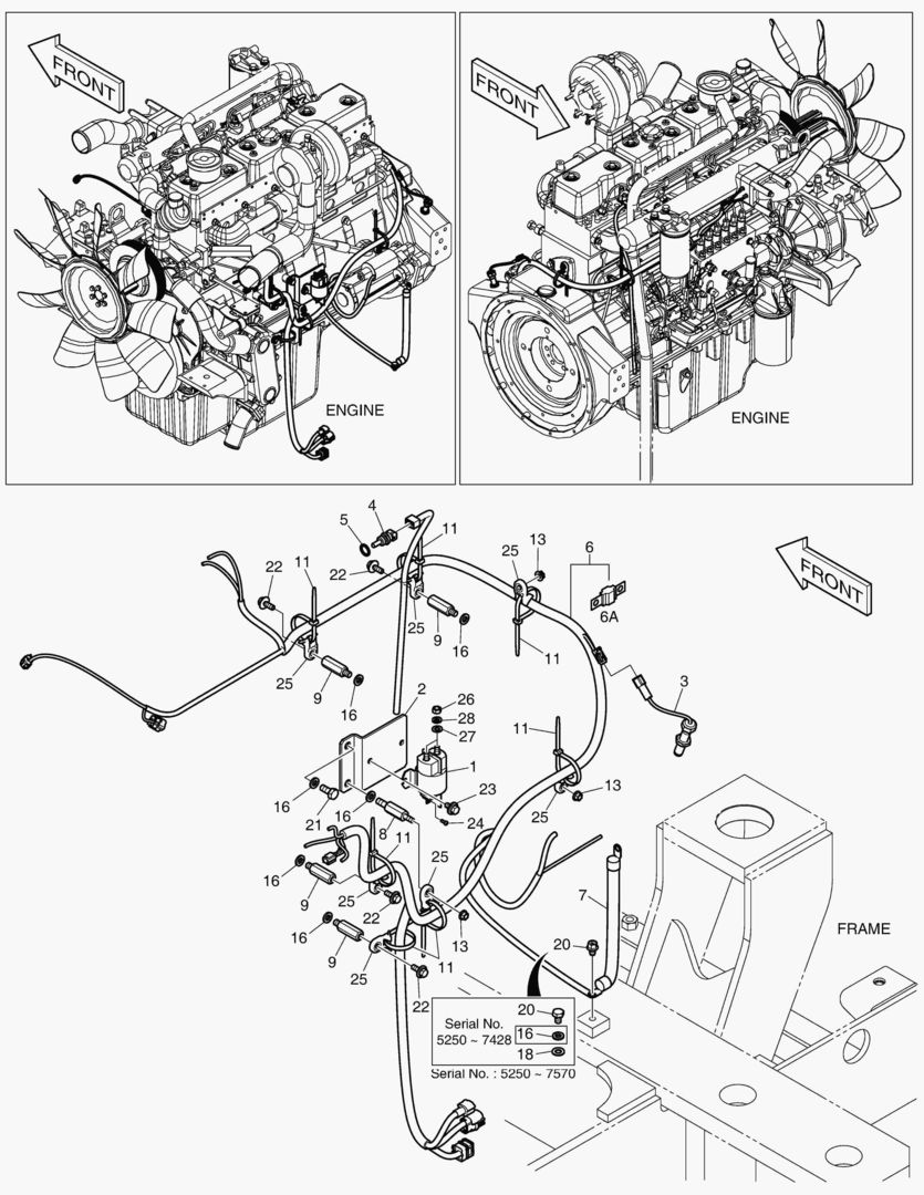 1751 ELECTRIC PARTS - ENGINE [5250~]