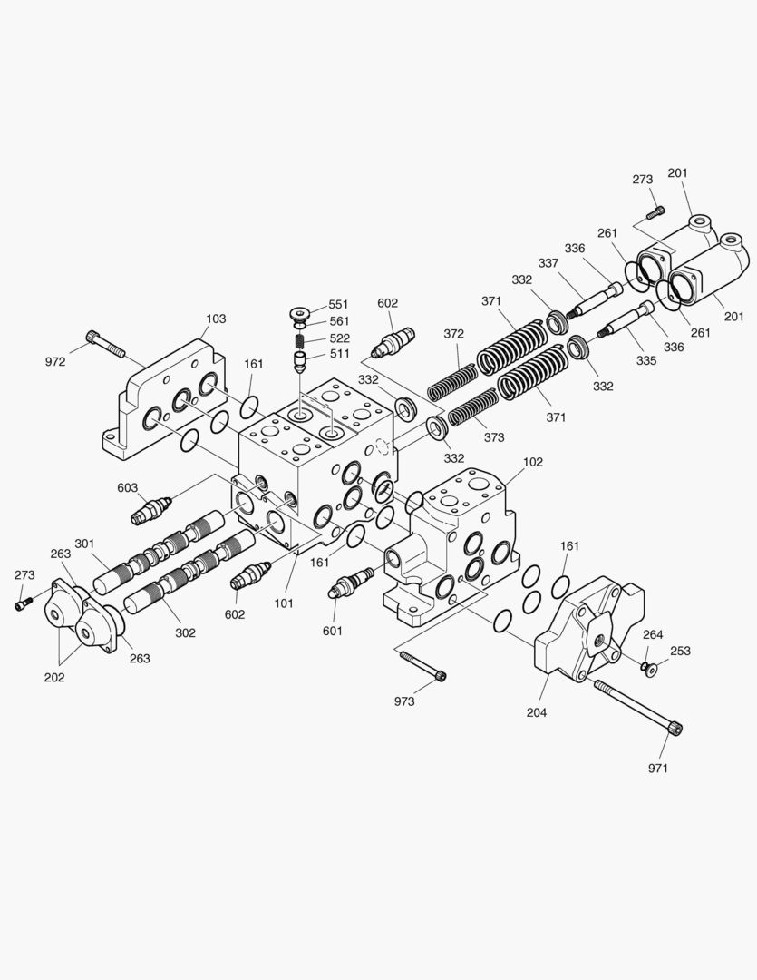 Спецтехника 3445 CONTROL VALVE-2 SPOOL - главное фото