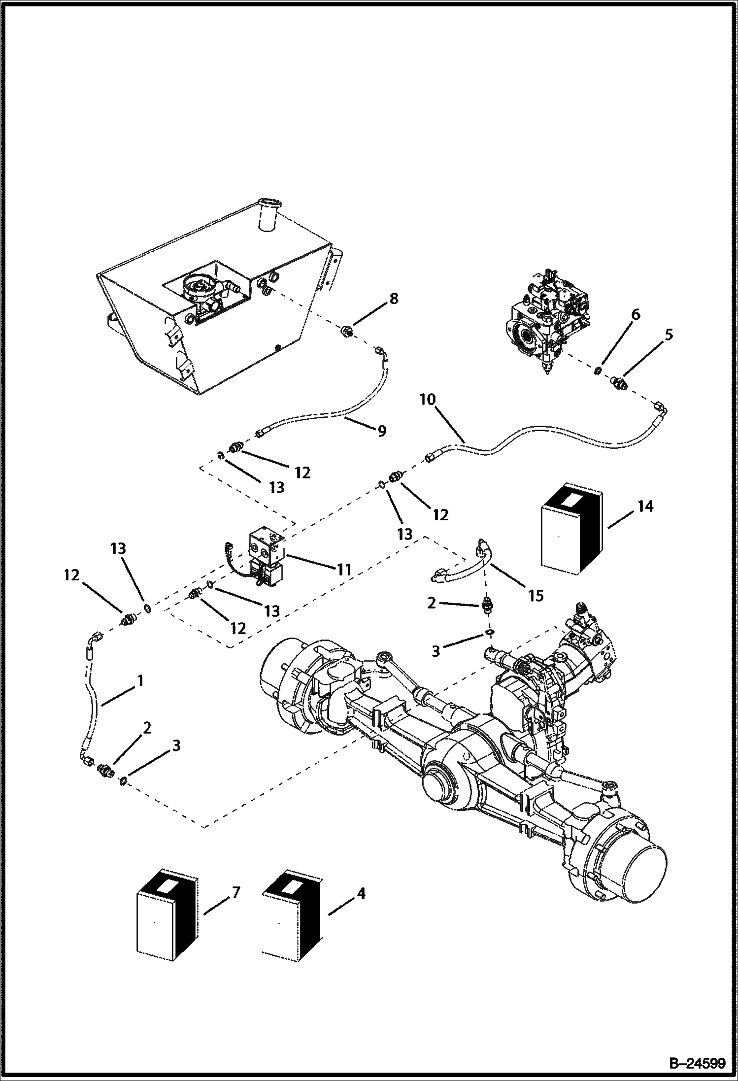СХЕМА ГИДРАВЛИЧЕСКОЙ СИСТЕМЫ РАМА