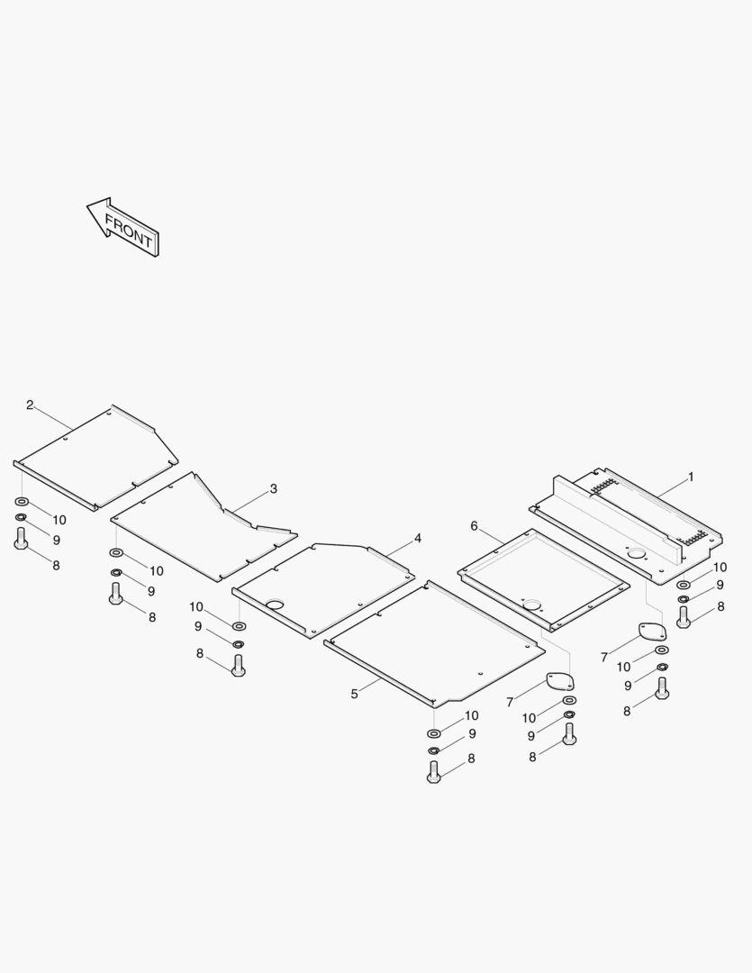 ОБТЕКАЕМАЯ ПОДКУЗОВНАЯ ПАНЕЛЬ