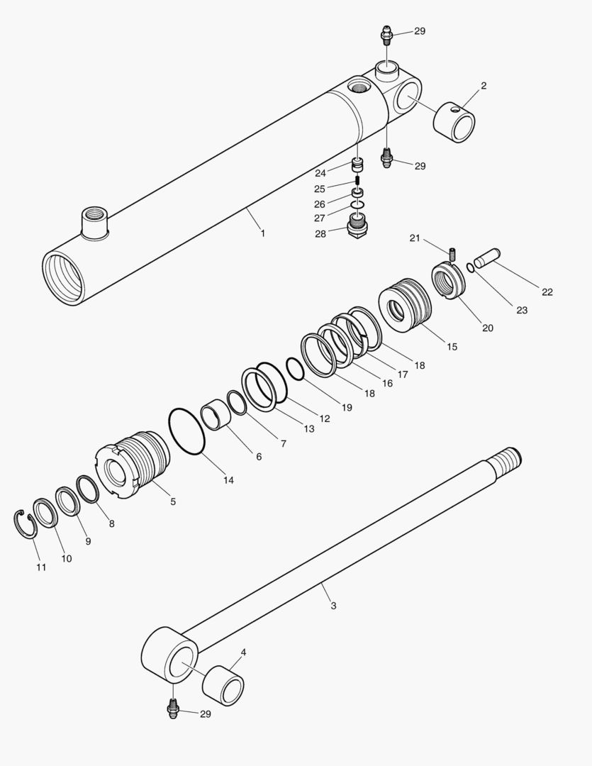 3810 STEERING CYLINDER(B.H) [10084~]