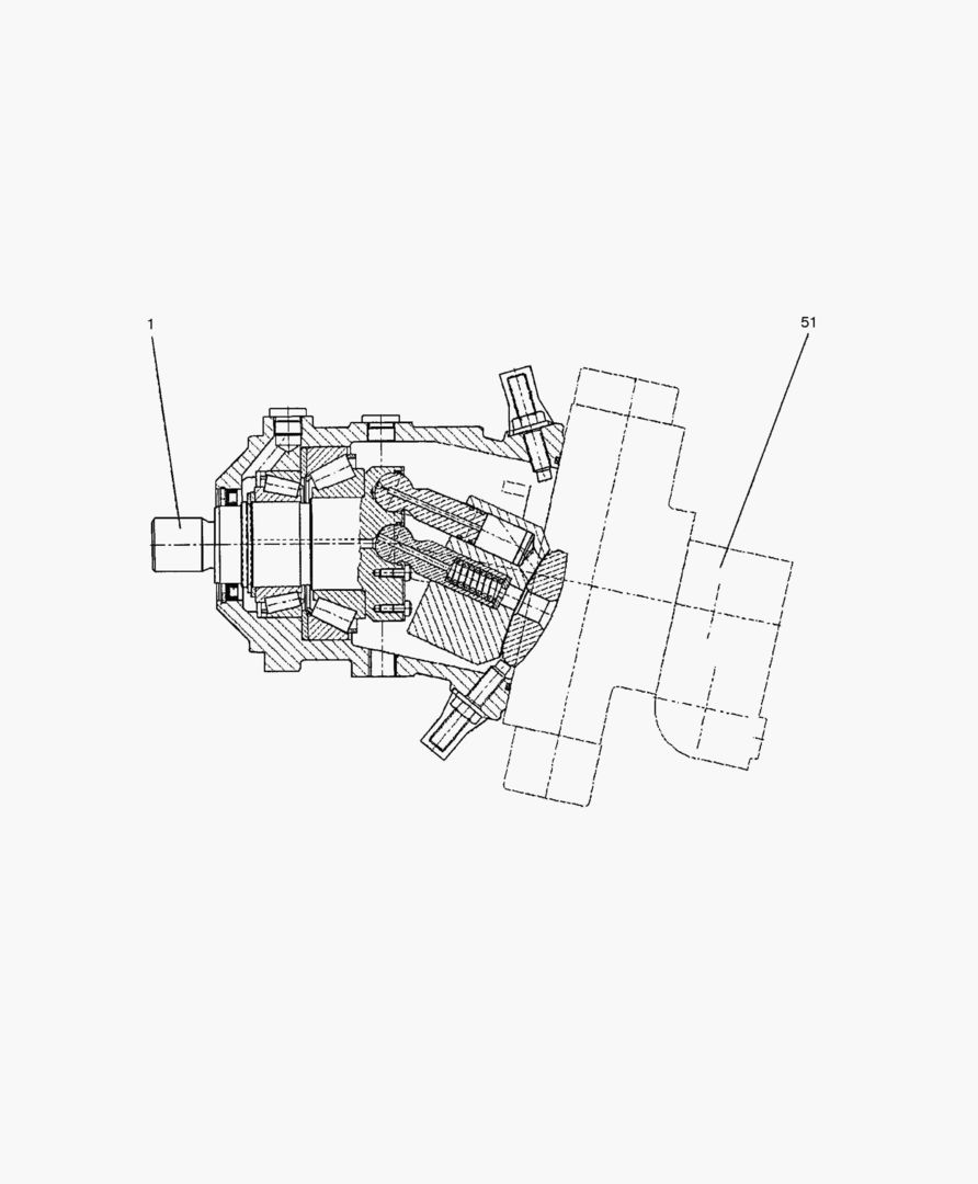 Спецтехника 4211 TRAVEL MOTOR [1449~] - главное фото