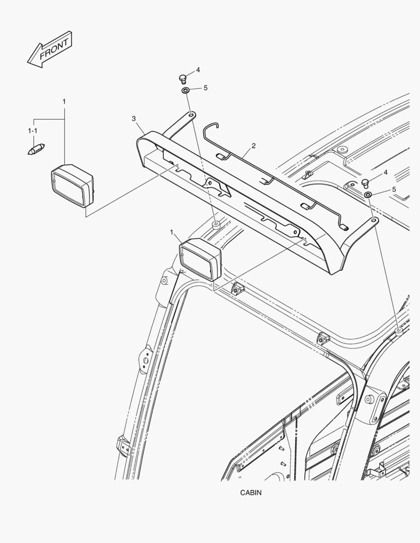 Схема РАБОЧАЯ ФАРА - 2 ЛАМПЫ