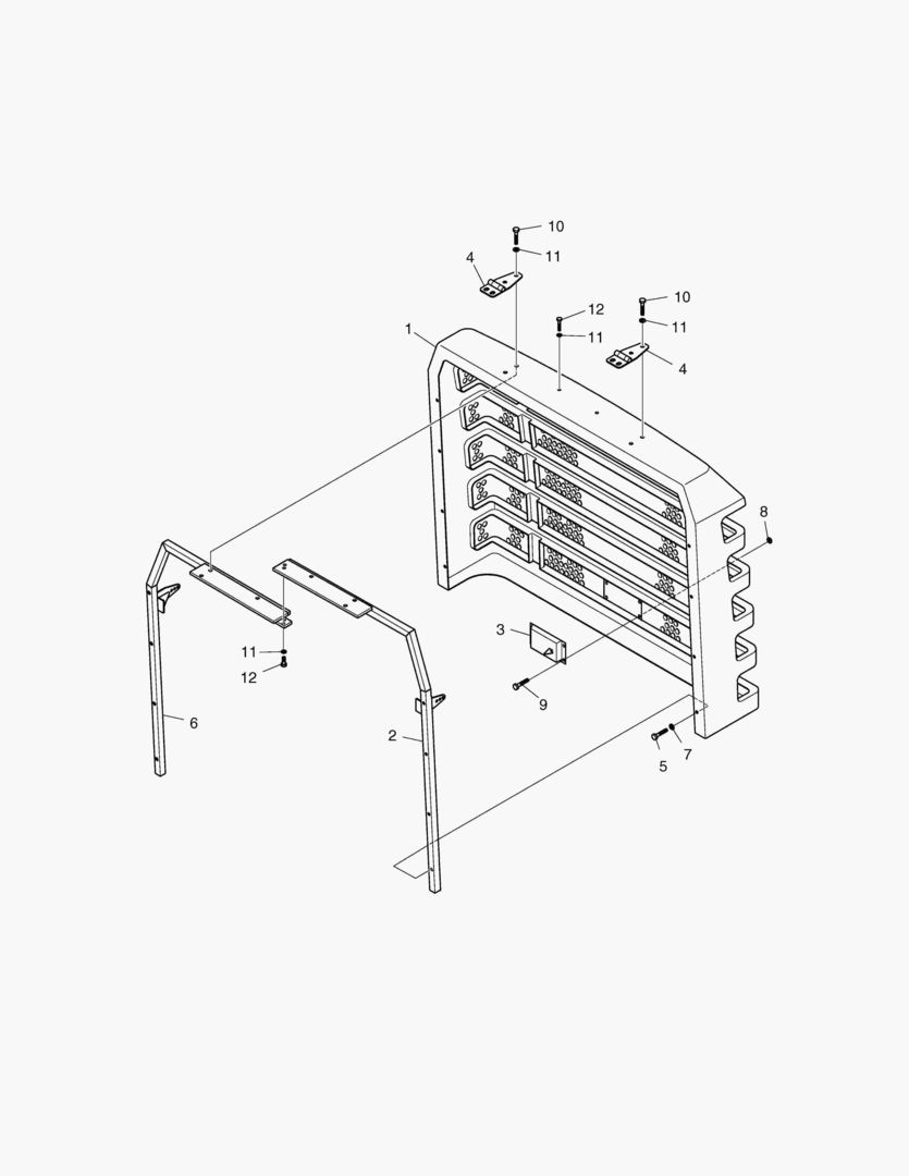 1391 RADIATOR GRILL [1099~]