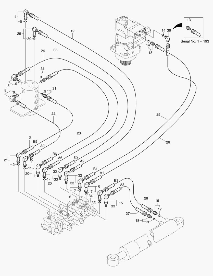 ТРУБОПРОВОД ГИДРАВЛИЧЕСКОЙ СИСТЕМЫ(3)