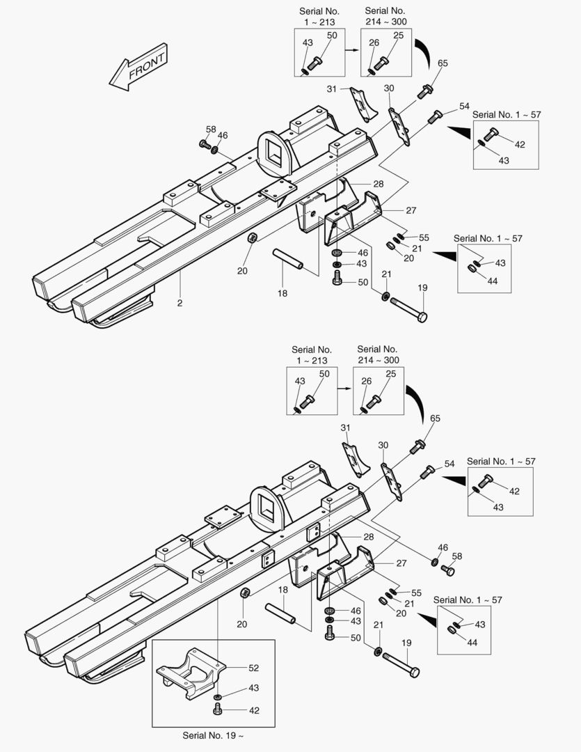 РАМА ГУСЕНИЦЫ