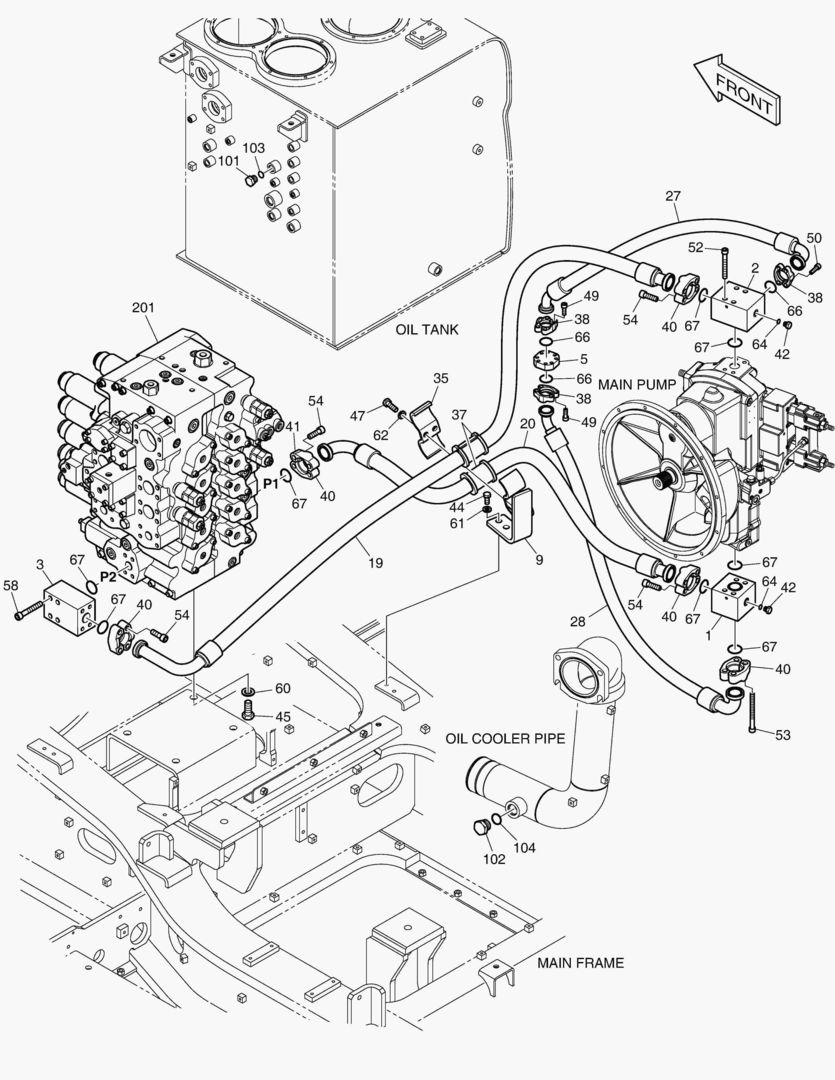 ГЛАВНАЯ МАГИСТРАЛЬ(1) - НАСОС