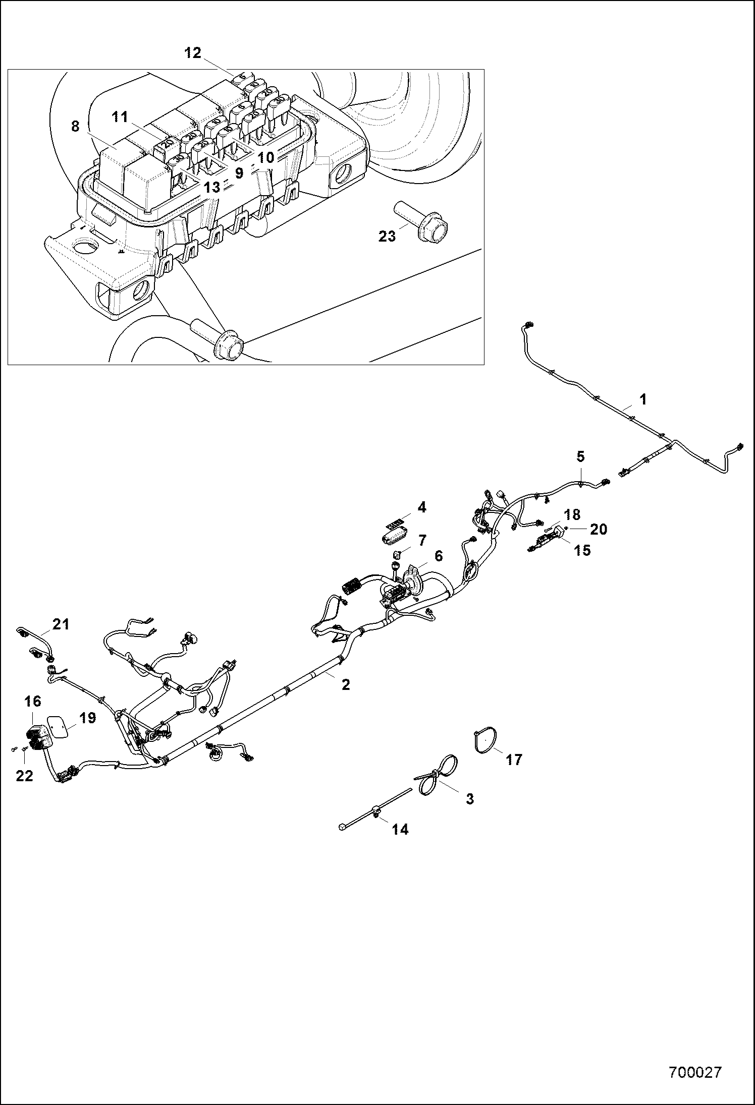 ЭЛЕКТРИКА, ГЛАВНЫЙ ЖГУТ ПРОВОДОВ