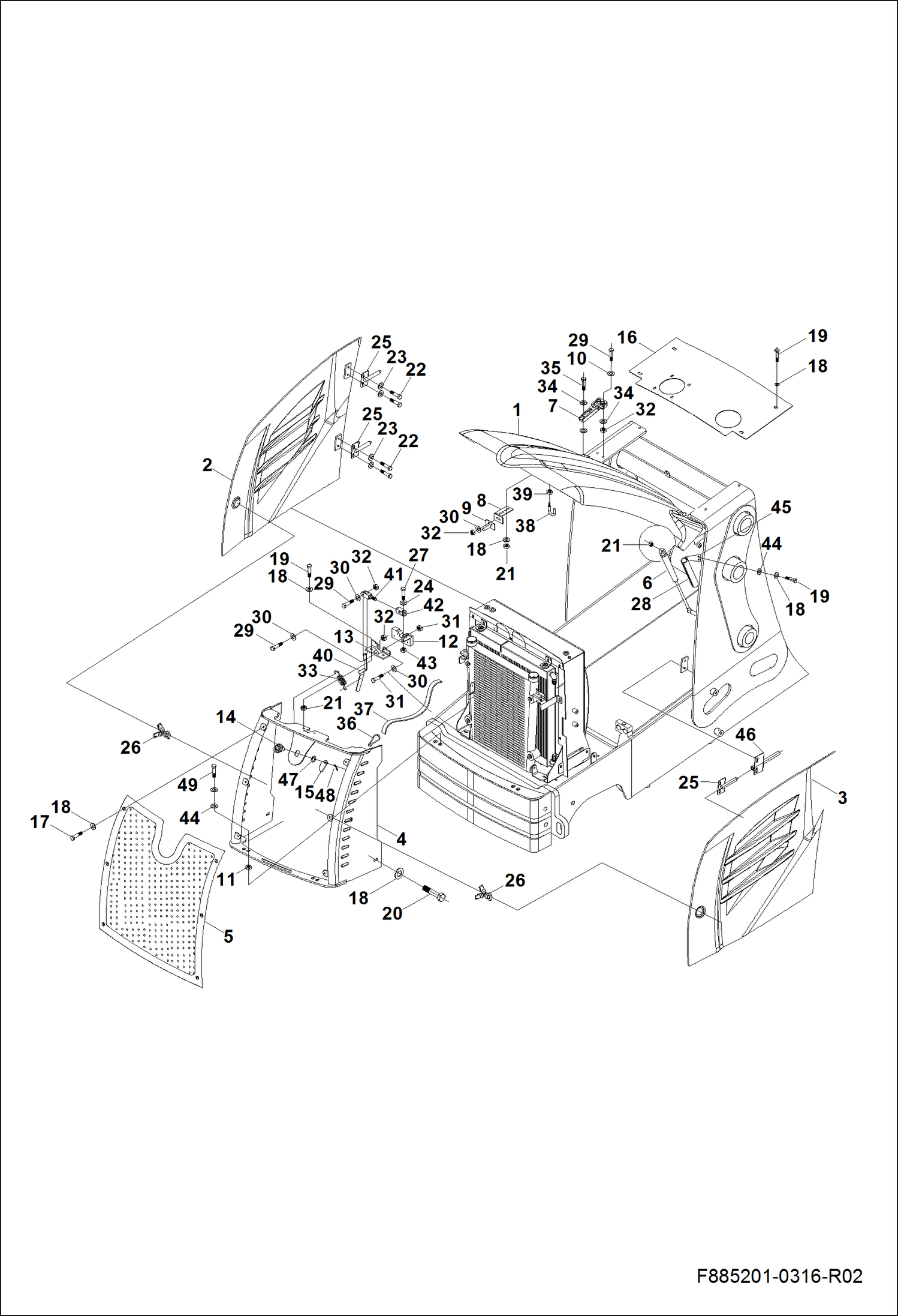 КРЫШКА ДВИГАТЕЛЯ И ДЕТАЛИ ДЛЯ СОЕДИНЕНИЯ УСТРОЙСТВ ИНТЕГРИРОВАННОЙ ИНСТРУМЕНТАЛЬНОЙ СИСТЕМЫ (ITS)