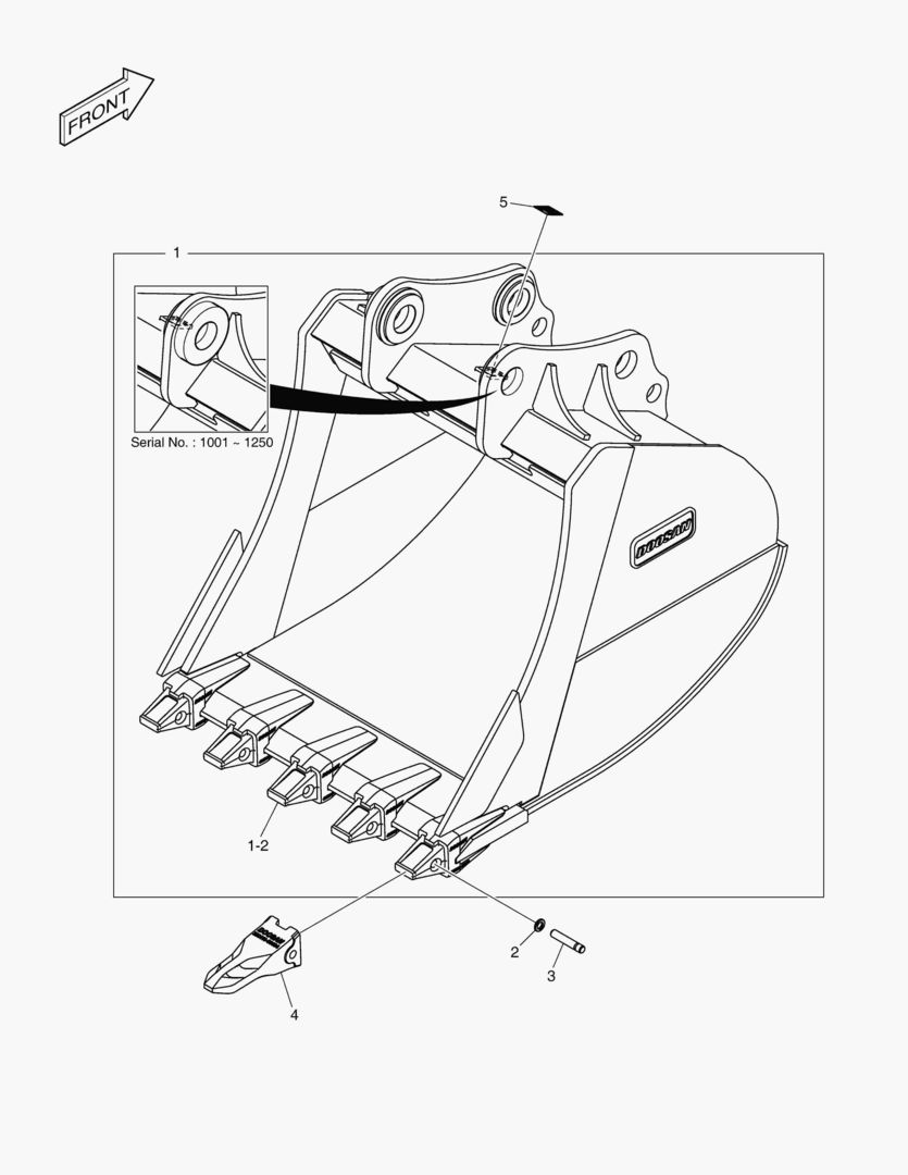 7400 BUCKET ASSВґY - 1.20mВі - S CLASS