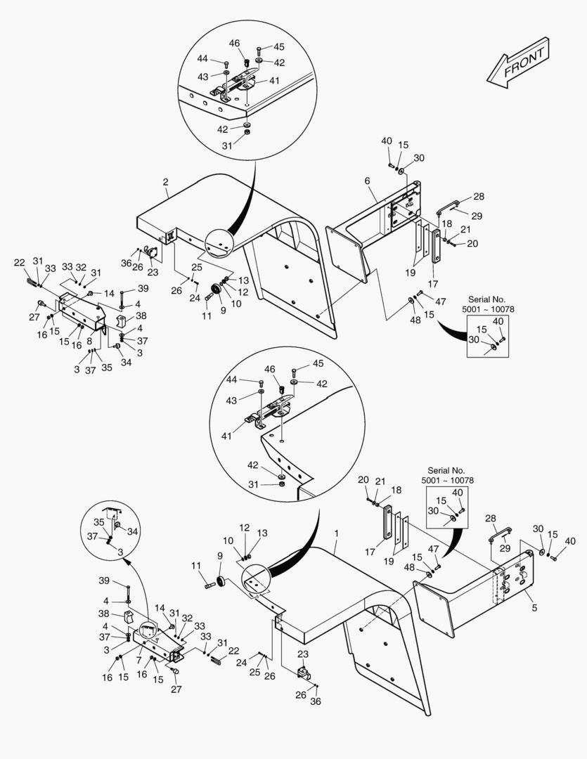ЗАДНЕЕ КРЫЛО - БЕЗ ПРЕДОХРАНИТЕЛЯ