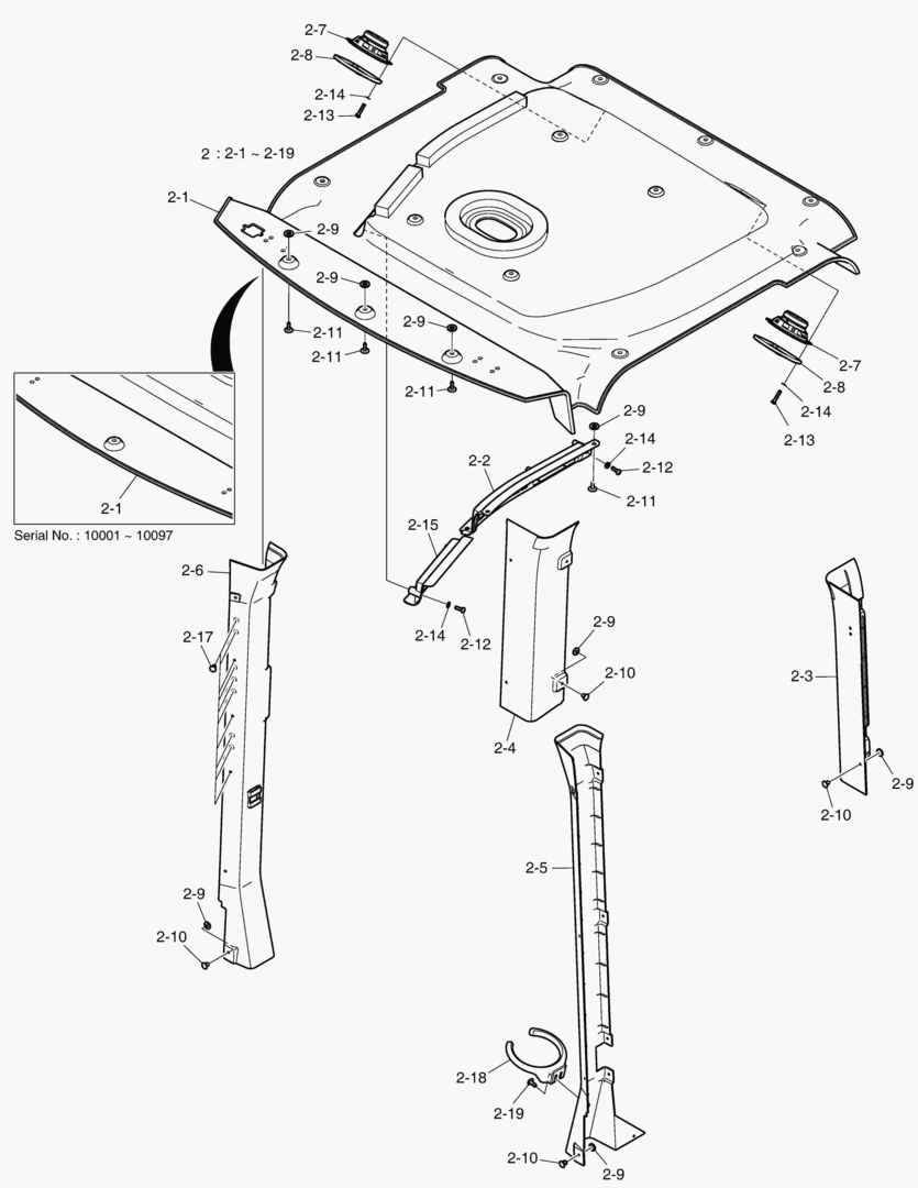 КАБИНА(2) - ВНУТРЕННИЕ ЛИСТЫ