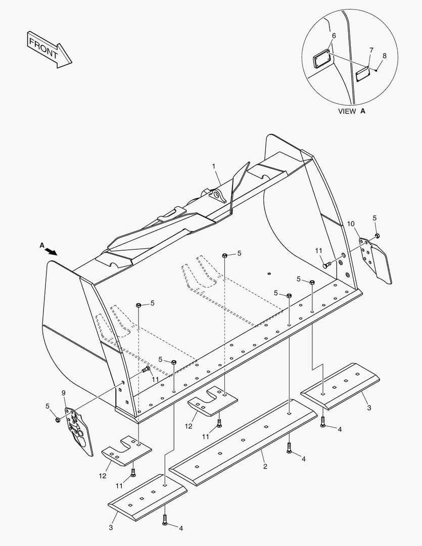 5260 BUCKET-3.5гЋҐ - CUTTING EDGE(MH)