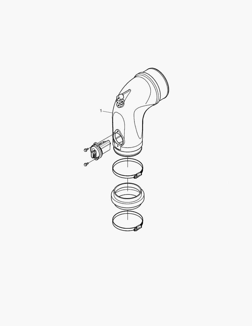 023 AIR PIPE, MASS FLOW SENSOR