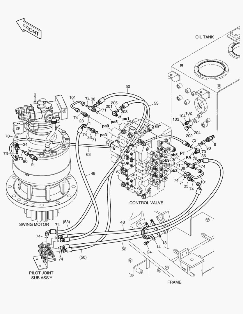 ТРУБОПРОВОД СЕРВОУПРАВЛЕНИЯ(4)