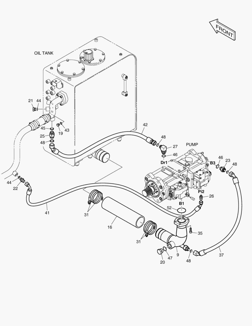 ТУБОПРОВОД МАСЛЯНОГО РАДИАТОРА(1)