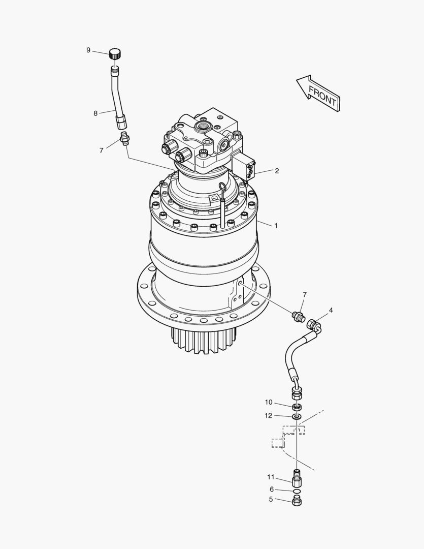 ПОВОРОТНОЕ УСТРОЙСТВО В СБОРЕ-ОПЦИЯ