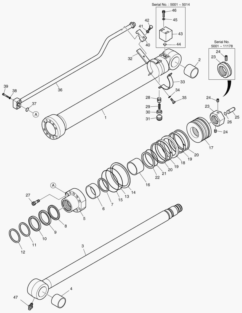 Спецтехника 4330 ARM CYLINDER - ARM 2.1m [5001~11217] - главное фото