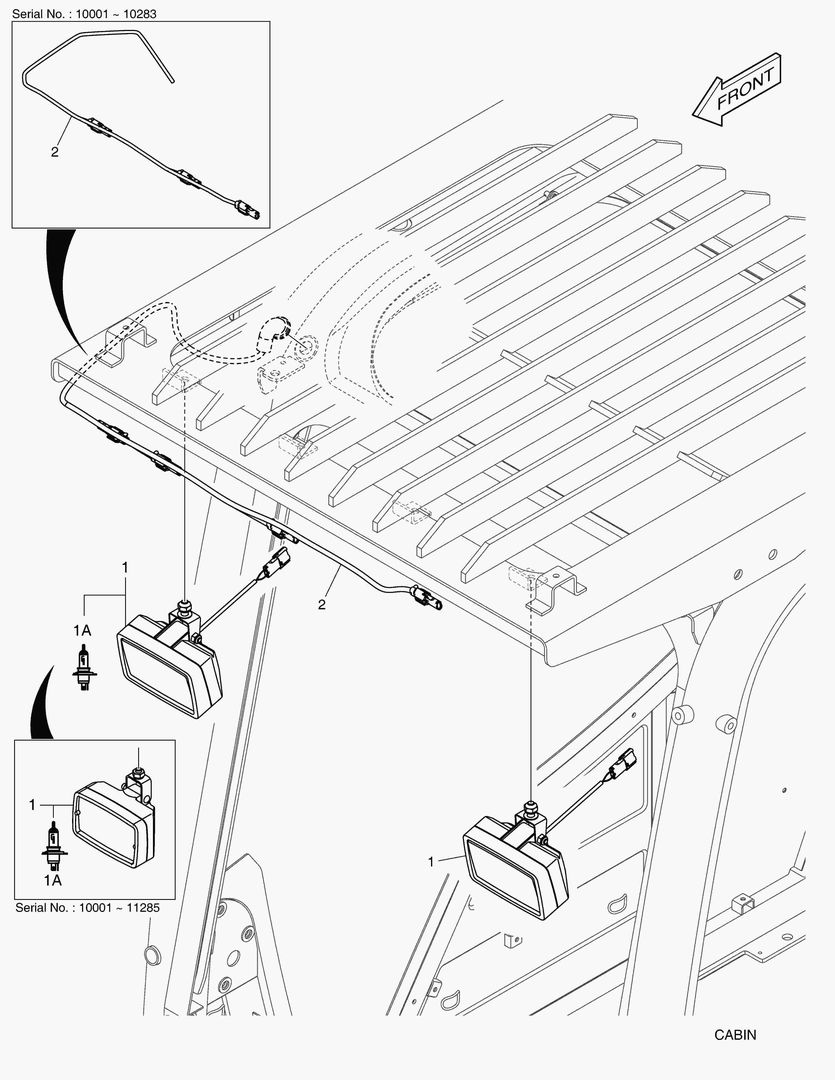 РАБОЧАЯ ФАРА(2-ЛАМПЫ)