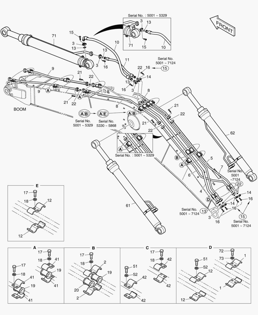 ГИДРОСИСТЕМА СТРЕЛЫ - 5.6 м