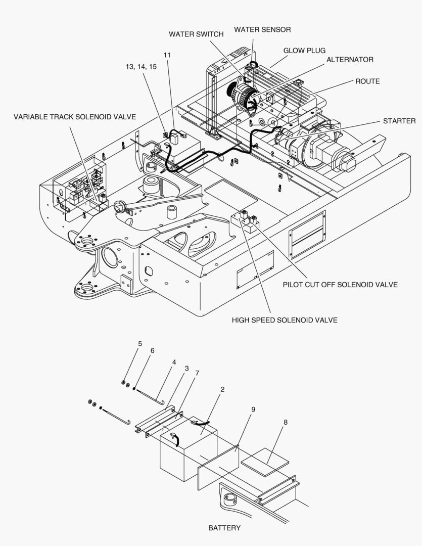 Схема ЭЛЕКТРИЧЕСКИЕ ЗАПЧАСТИ(2) - АККУМУЛЯТОР