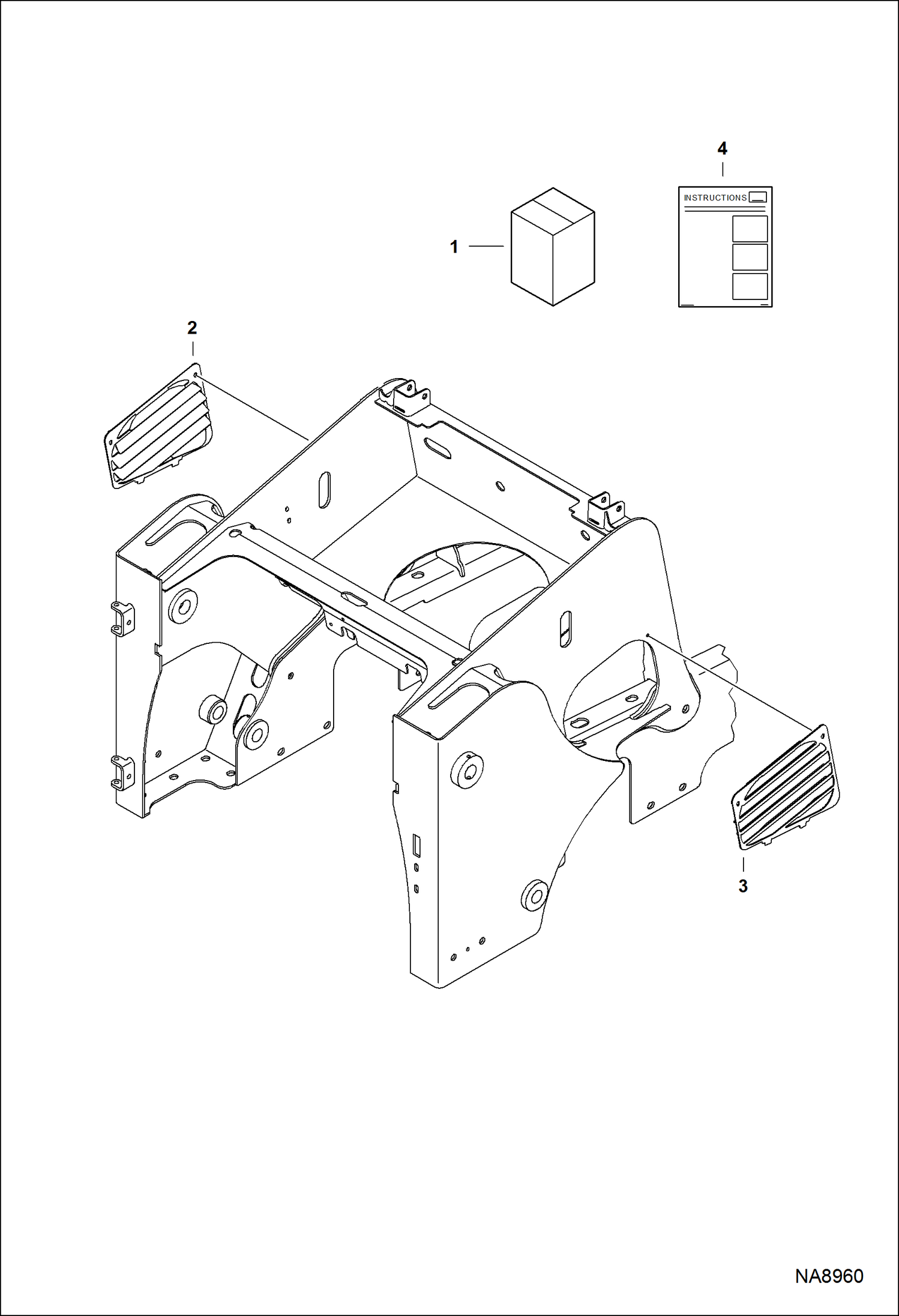 Схема РЕМКОМПЛЕКТ ВОЗДУШНОГО ДЕФЛЕКТОРА