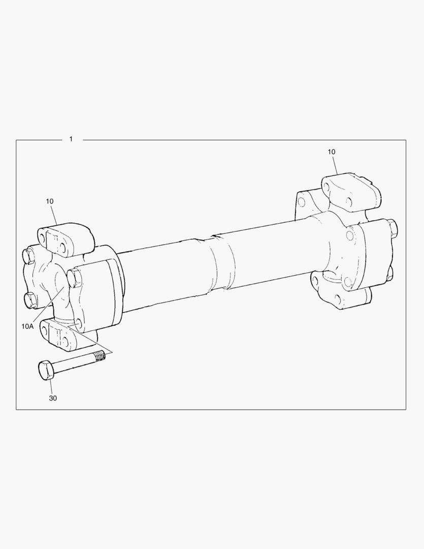 G250-8 CARDAN SHAFT FRONT WAGON