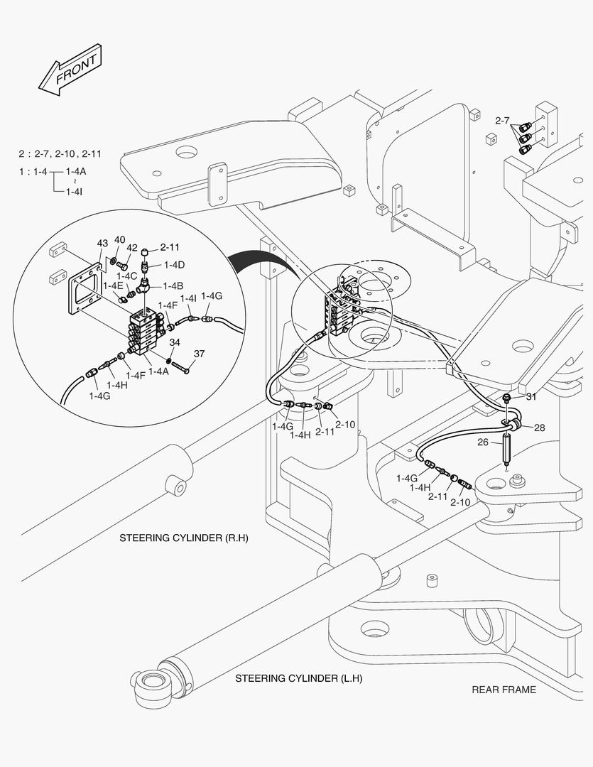 СМАЗКА - ПИТАТЕЛЬ(ЗАДНЯЯ РАМА)