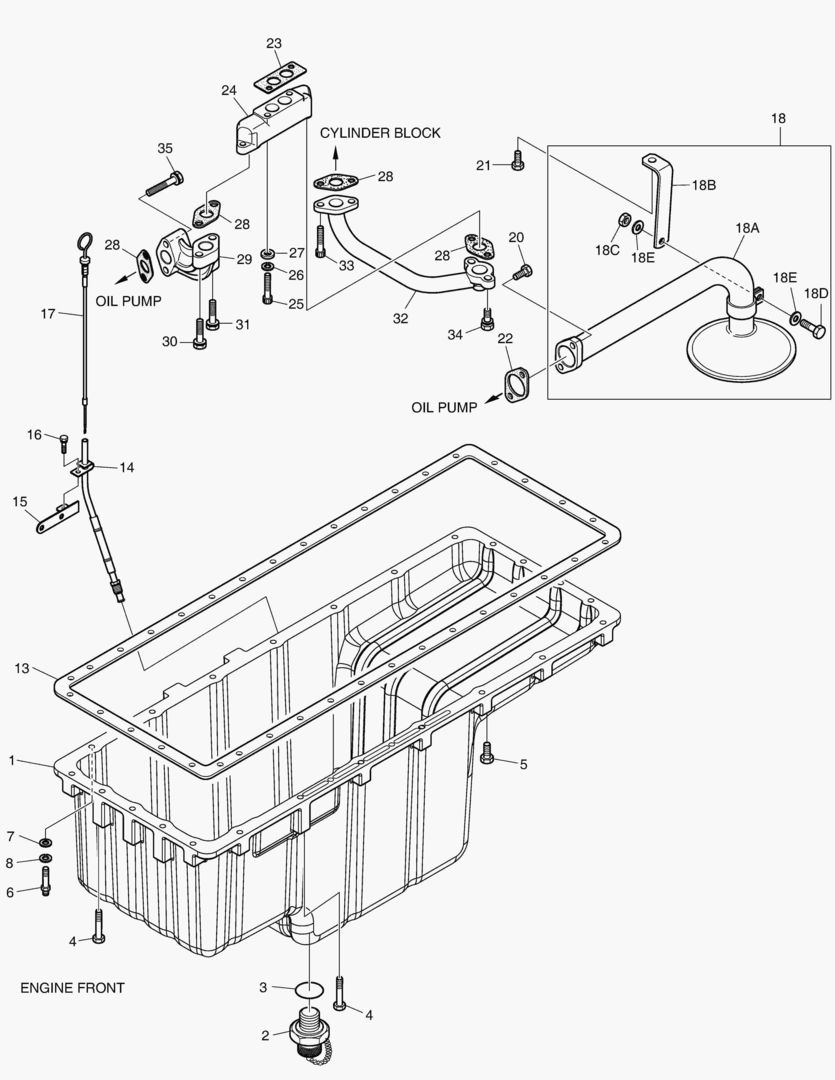 019 OIL PIPE & OIL PAN