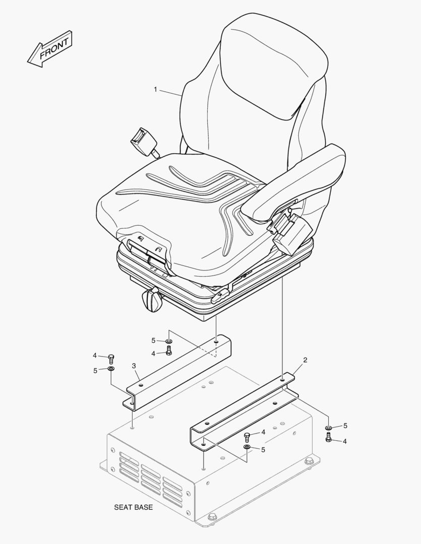 Схема КРЕСЛО - МЕХАНИЧЕСКАЯ СИСТЕМА